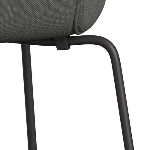 Fritz Hansen 3107 Chair Full Upholstery, Warm Graphite/Steelcut Grey