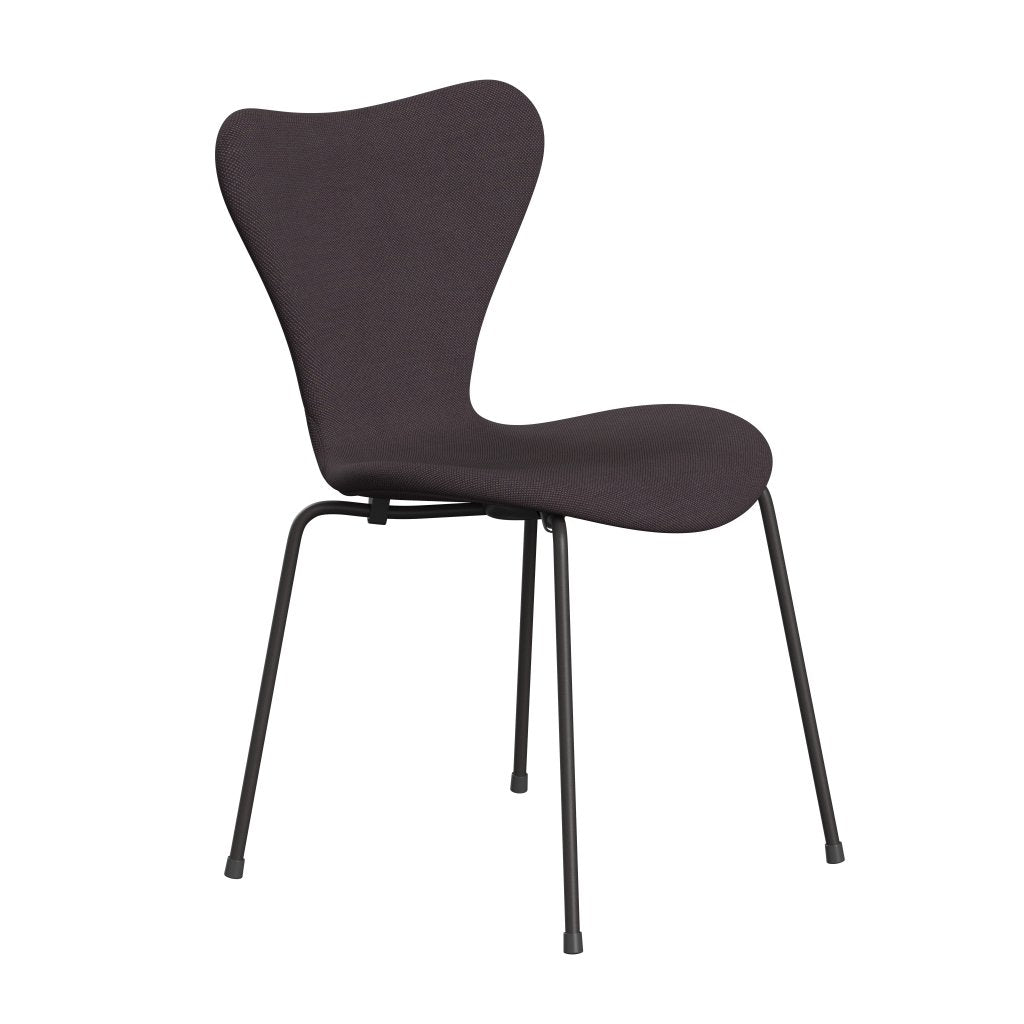 Fritz Hansen 3107 Chair Full Upholstery, Warm Graphite/Steelcut Trio Brown