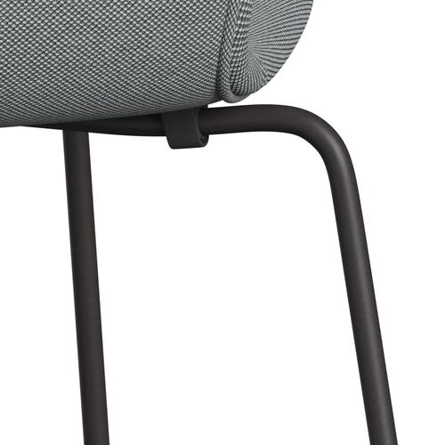 Fritz Hansen 3107 Chair Full Upholstery, Warm Graphite/Steelcut Trio Grey