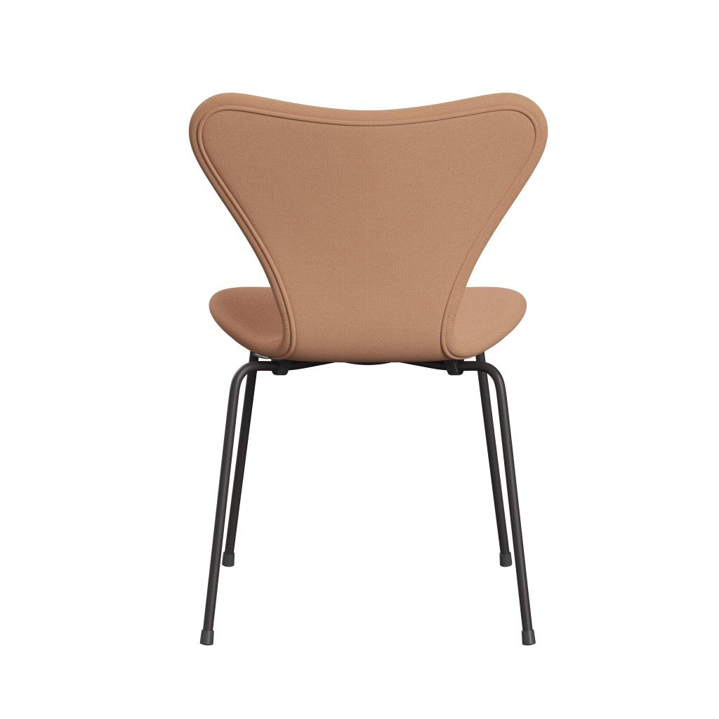 Fritz Hansen 3107 Chair Full Upholstery, Warm Graphite/Steelcut Trio Nude