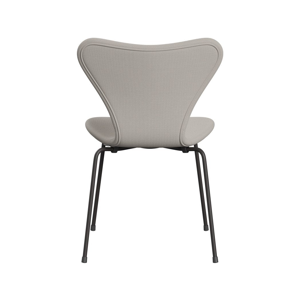 Fritz Hansen 3107 Chair Full Upholstery, Warm Graphite/Steelcut Wool White