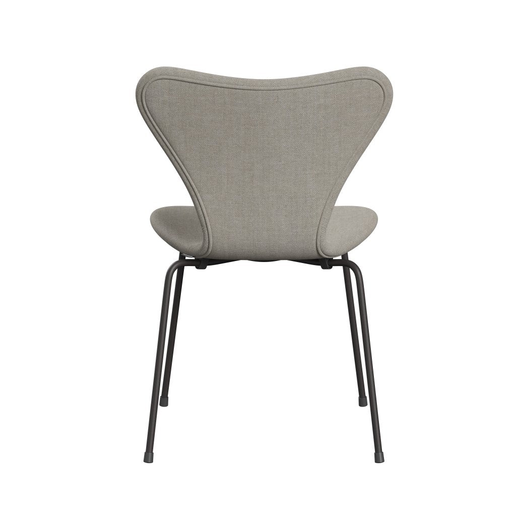 Fritz Hansen 3107 Chair Full Upholstery, Warm Graphite/Sunniva 2 Beige