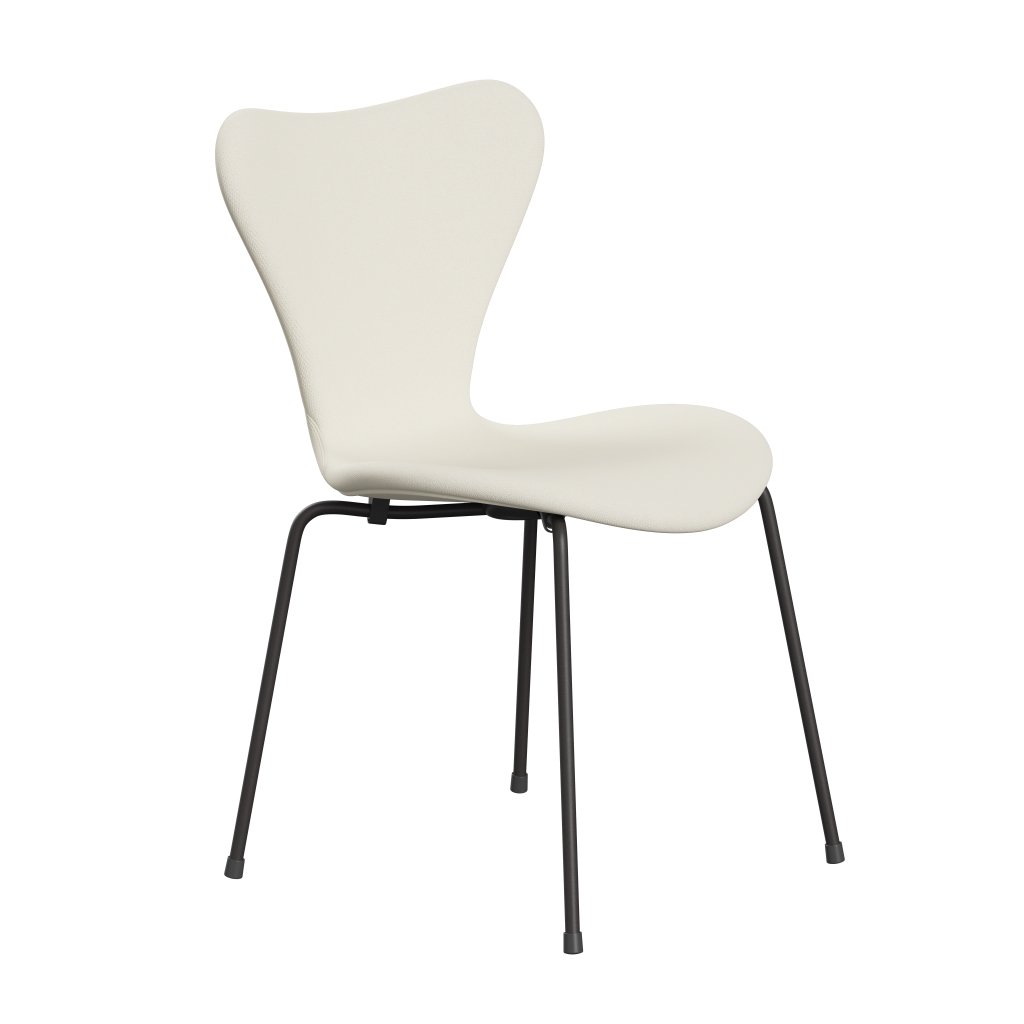 Fritz Hansen 3107 Chair Full Upholstery, Warm Graphite/Sunniva 2 Crème