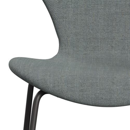 Fritz Hansen 3107 Chair Full Upholstery, Warm Graphite/Sunniva 2 Grey/Pale Green