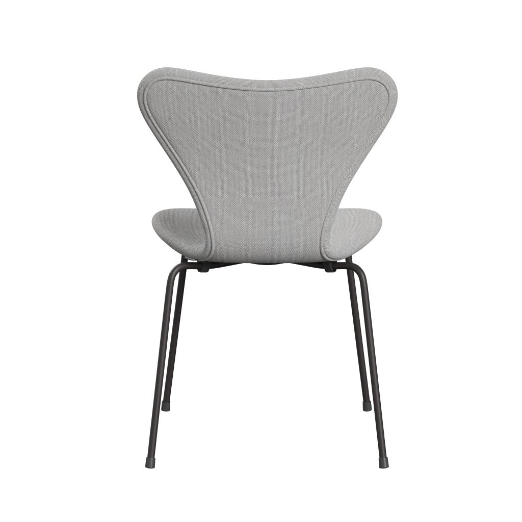 Fritz Hansen 3107 Chair Full Upholstery, Warm Graphite/Sunniva 2 Natural/Light Grey