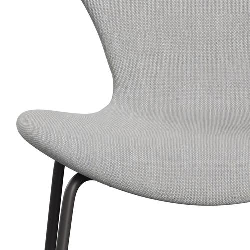 Fritz Hansen 3107 Chair Full Upholstery, Warm Graphite/Sunniva 2 Natural/Light Grey