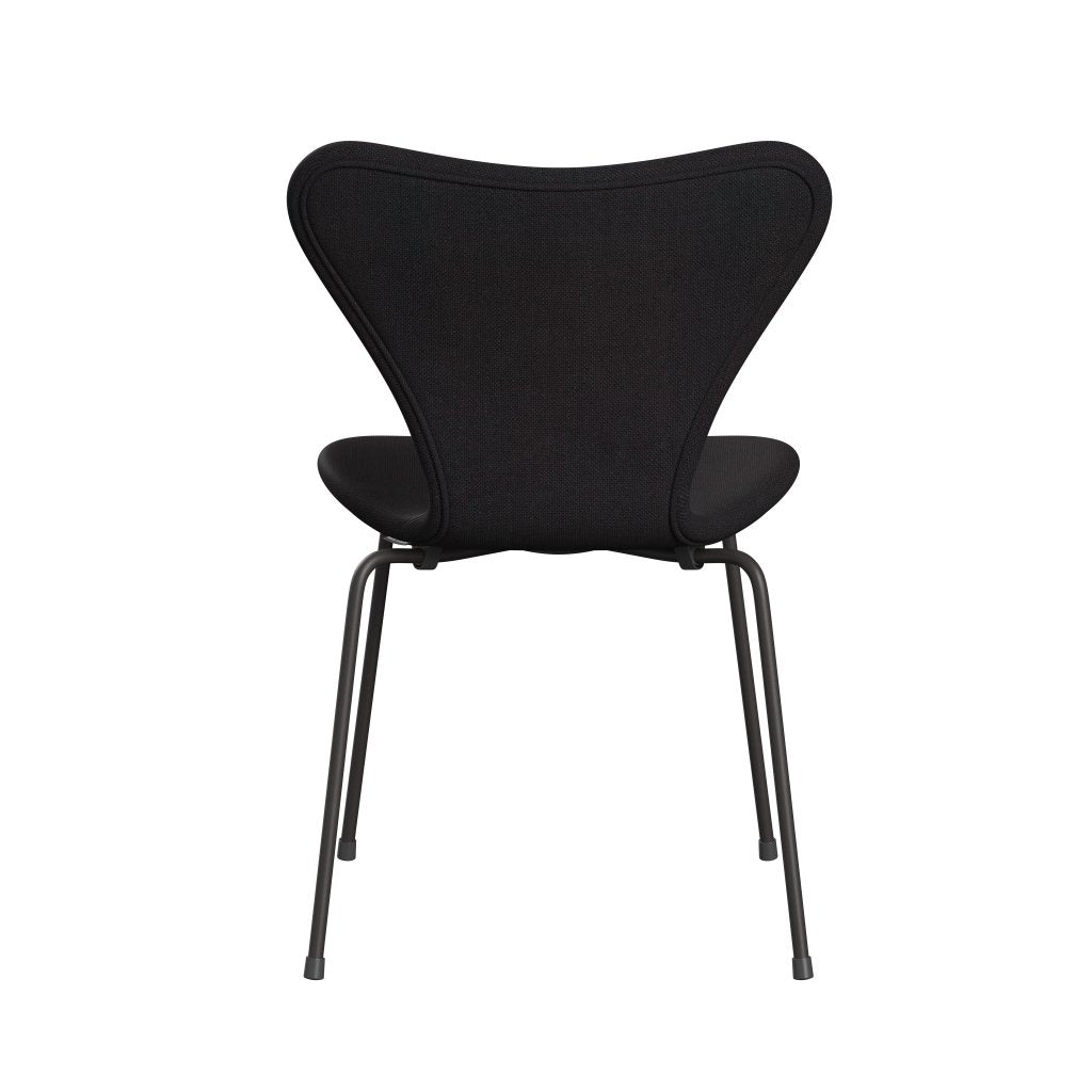 Fritz Hansen 3107 Chair Full Upholstery, Warm Graphite/Sunniva 2 Black (Sv683)