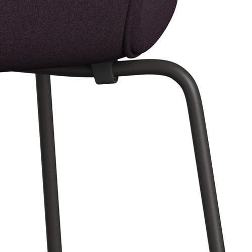 Fritz Hansen 3107 Chair Full Upholstery, Warm Graphite/Tonus Aubergine