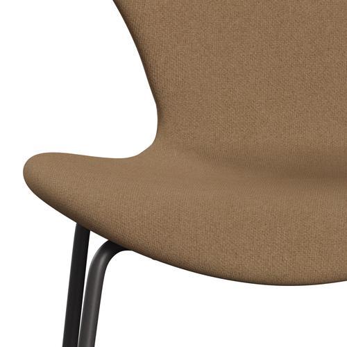 Fritz Hansen 3107 Chair Full Upholstery, Warm Graphite/Tonus Camel