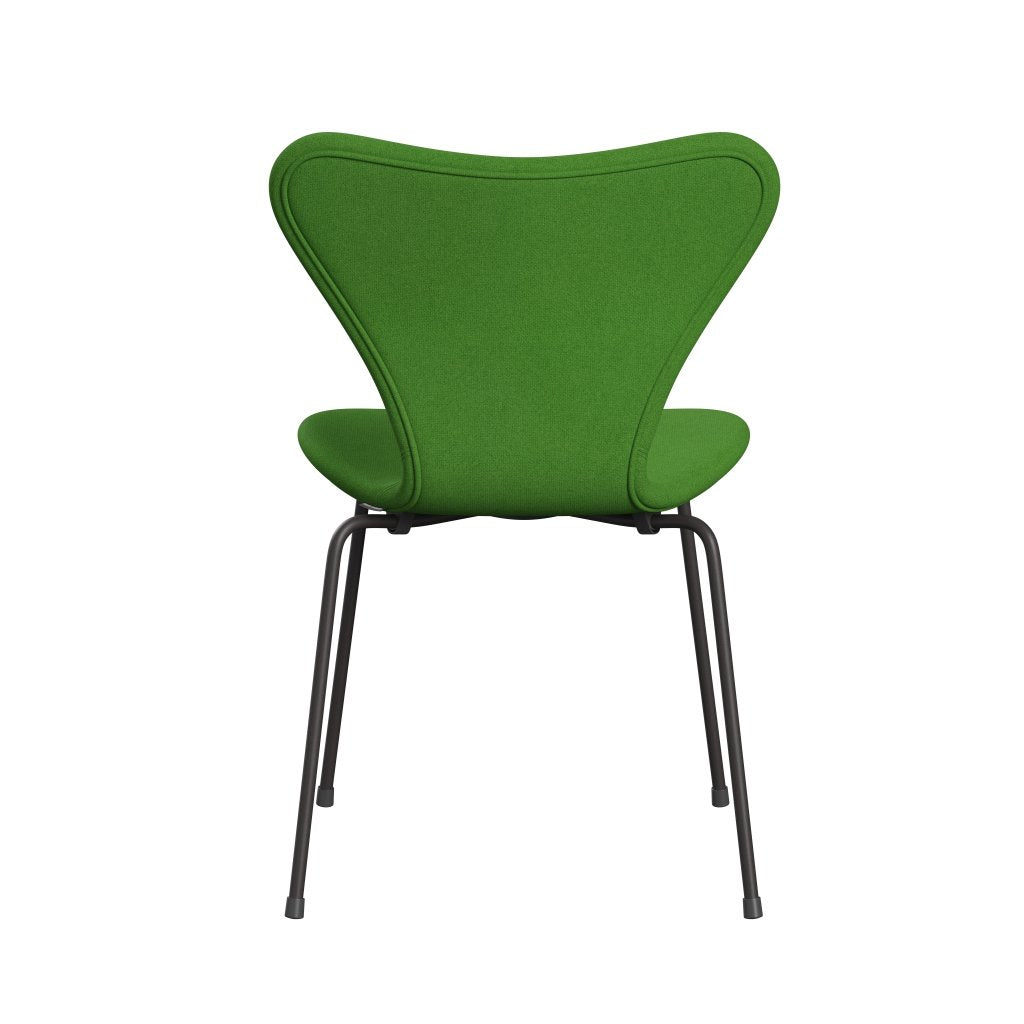 Fritz Hansen 3107 Chair Full Upholstery, Warm Graphite/Tonus Light Green