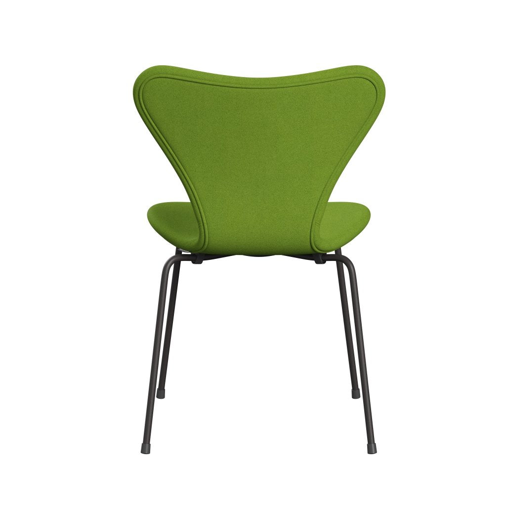 Fritz Hansen 3107 Chair Full Upholstery, Warm Graphite/Tonus Lime