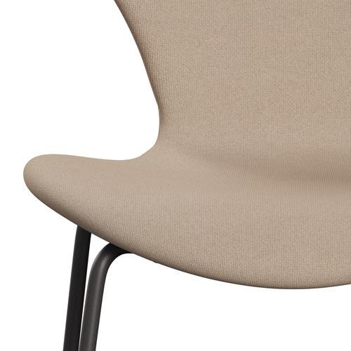 Fritz Hansen 3107 Chair Full Upholstery, Warm Graphite/Tonus Sand