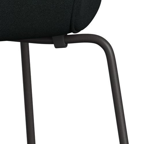 Fritz Hansen 3107 Chair Full Upholstery, Warm Graphite/Tonus Black