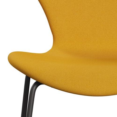 Fritz Hansen 3107 Chair Full Upholstery, Warm Graphite/Tonus Mustard