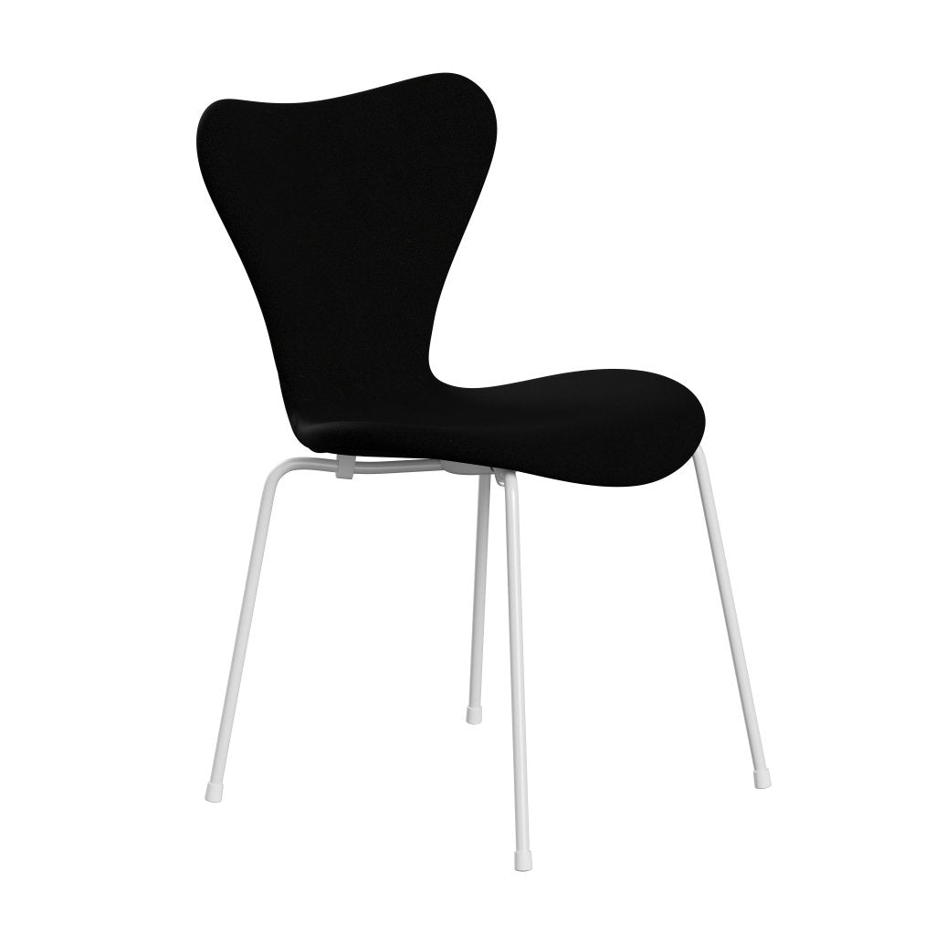 Fritz Hansen 3107 Chair Full Upholstery, White/Hallingdal Black