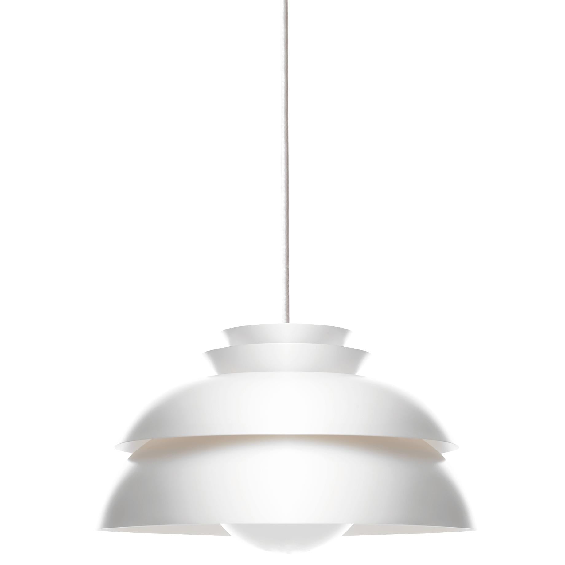 Fritz Hansen Concert Suspension Lamp White, ø32 Cm