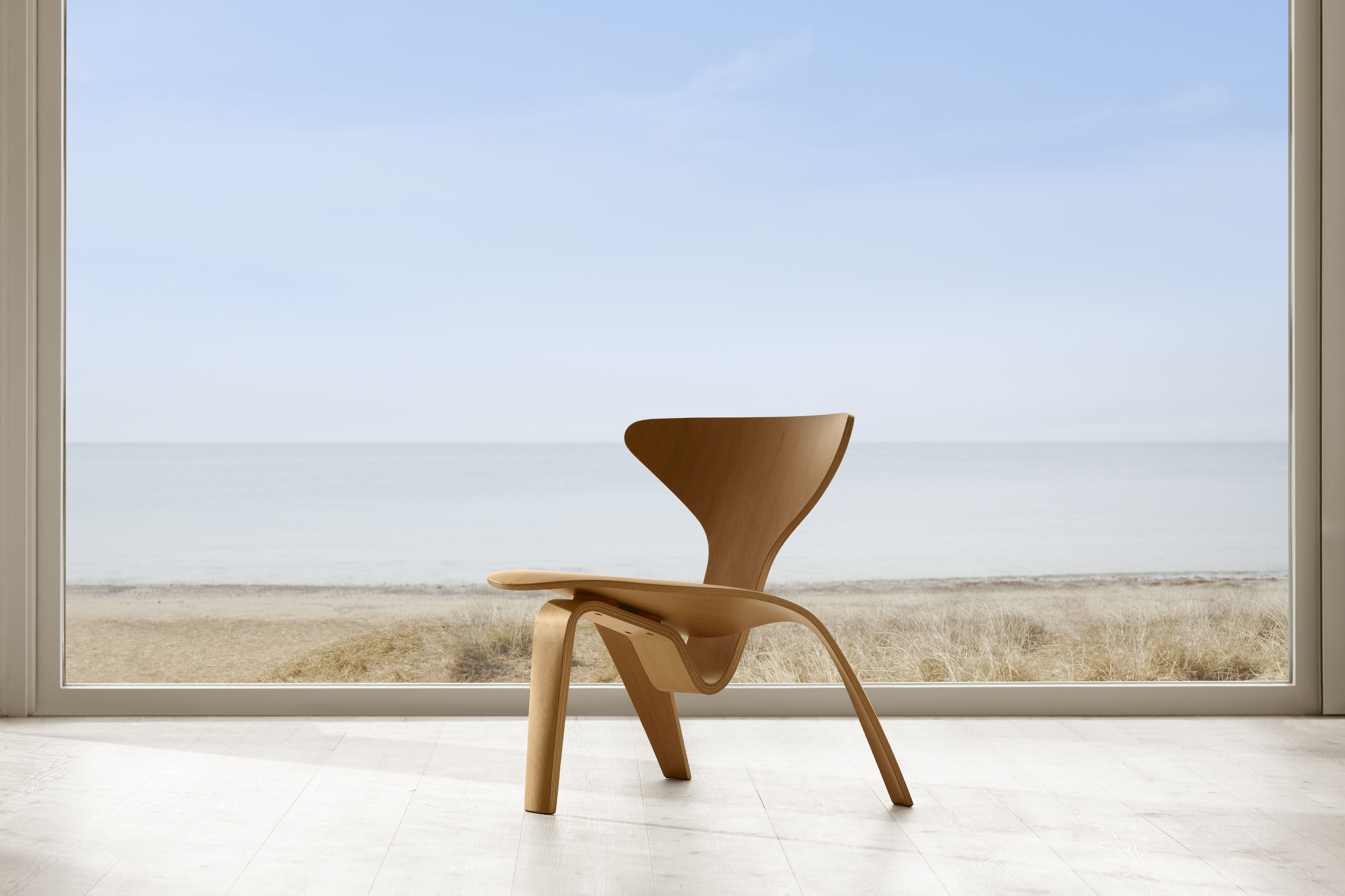 Fritz Hansen Pk0 A Lounge Chair, Swiss Stone Pine