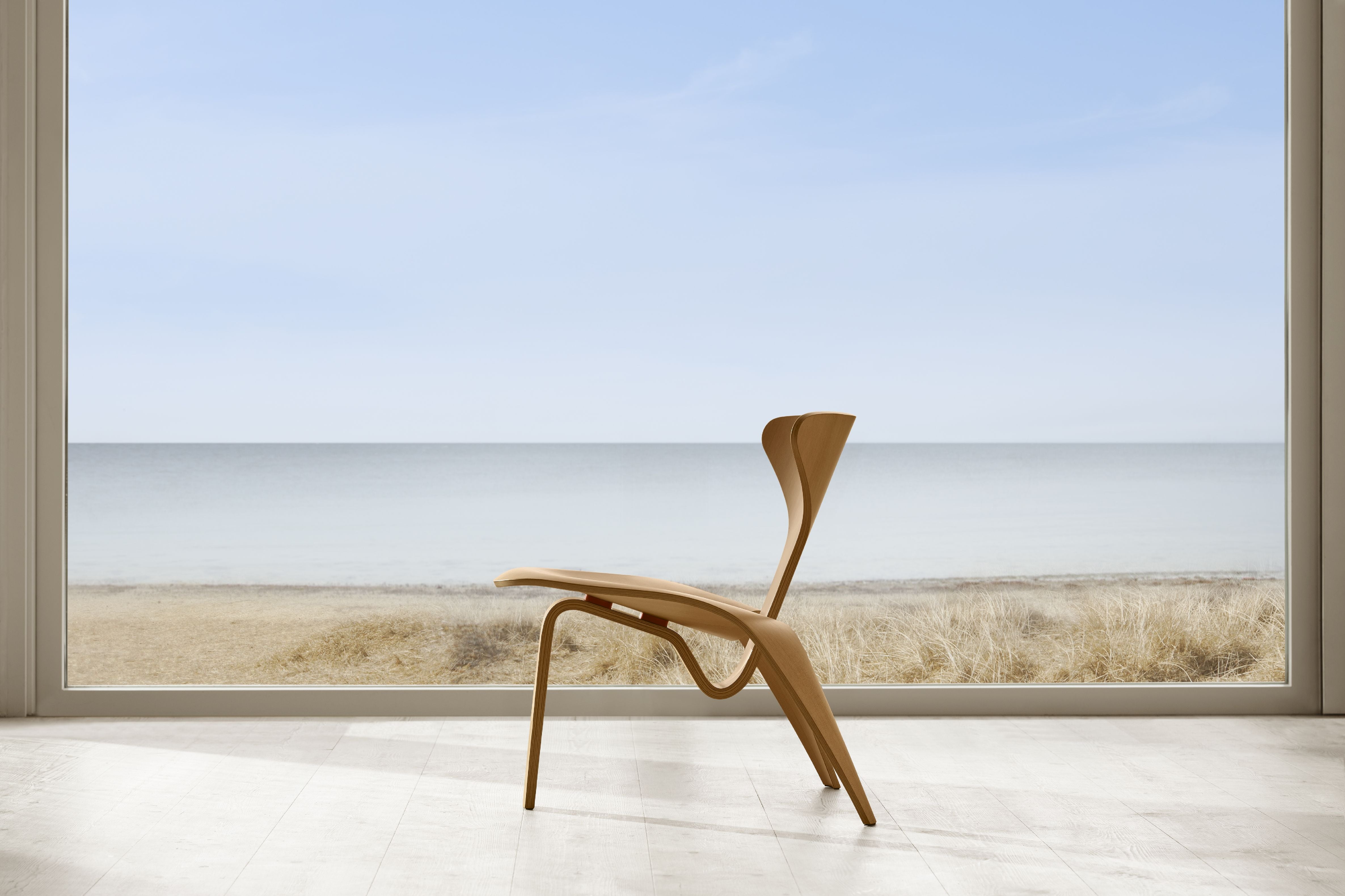 Fritz Hansen Pk0 A Lounge Chair, Swiss Stone Pine