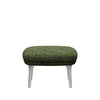 Fritz Hansen Jh11 Ro Footstoll Aluminum, Atom Green