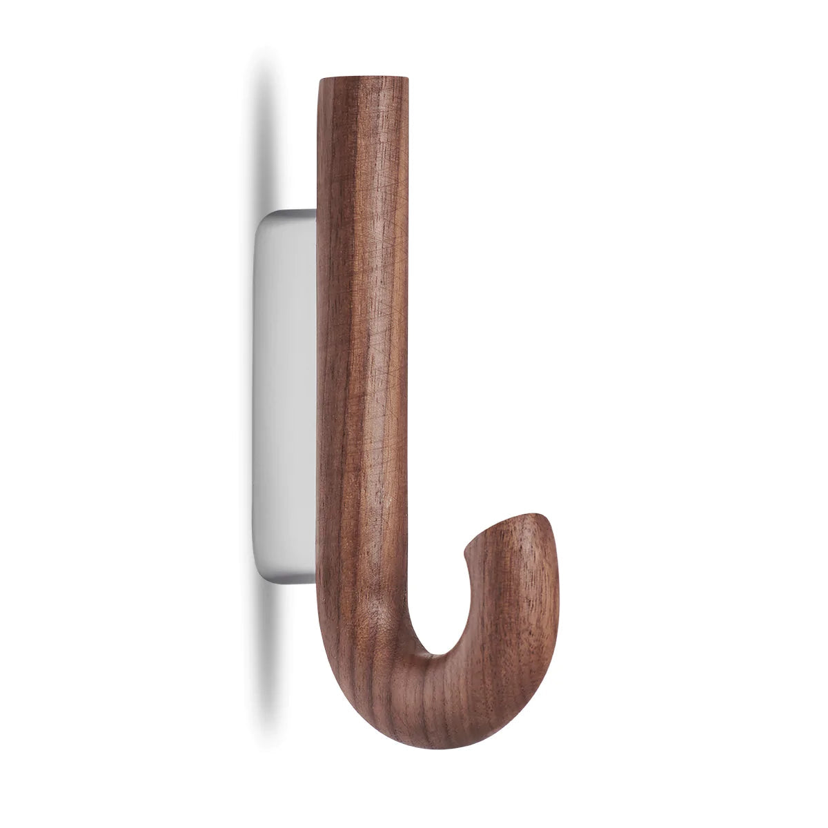 Gejst Hook Mini Hook, Walnut/Chrome