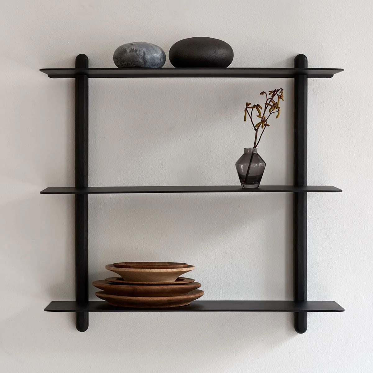 Gejst Nivo Shelf A Large, Ash Black Stained/Black