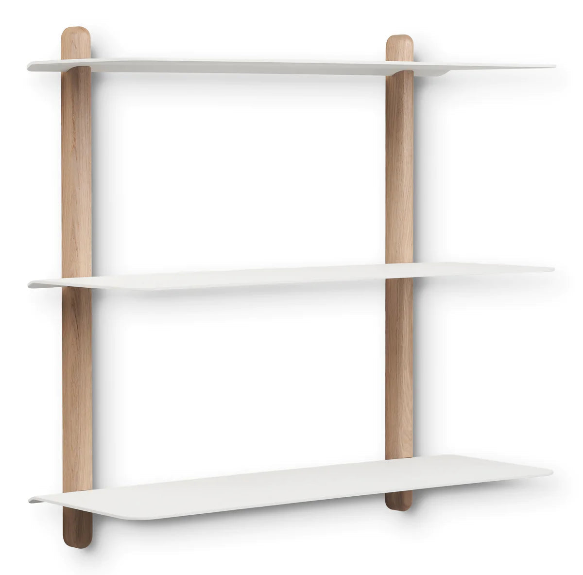 Gejst Nivo Shelf A Large, Light Oak/White