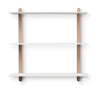 Gejst Nivo Shelf A Large, Light Oak/White