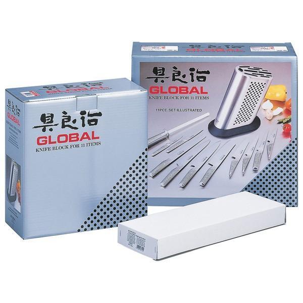 Global G 8311 Kb/Bdr 11 Piece Knife Block Set With Dots