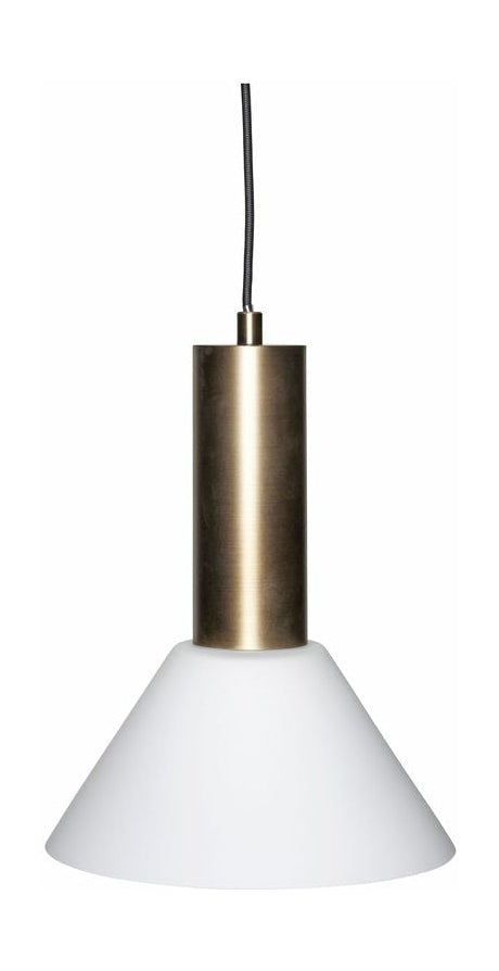 Hübsch Contrast Pendant /Ceiling Lamp, Burnished Brass