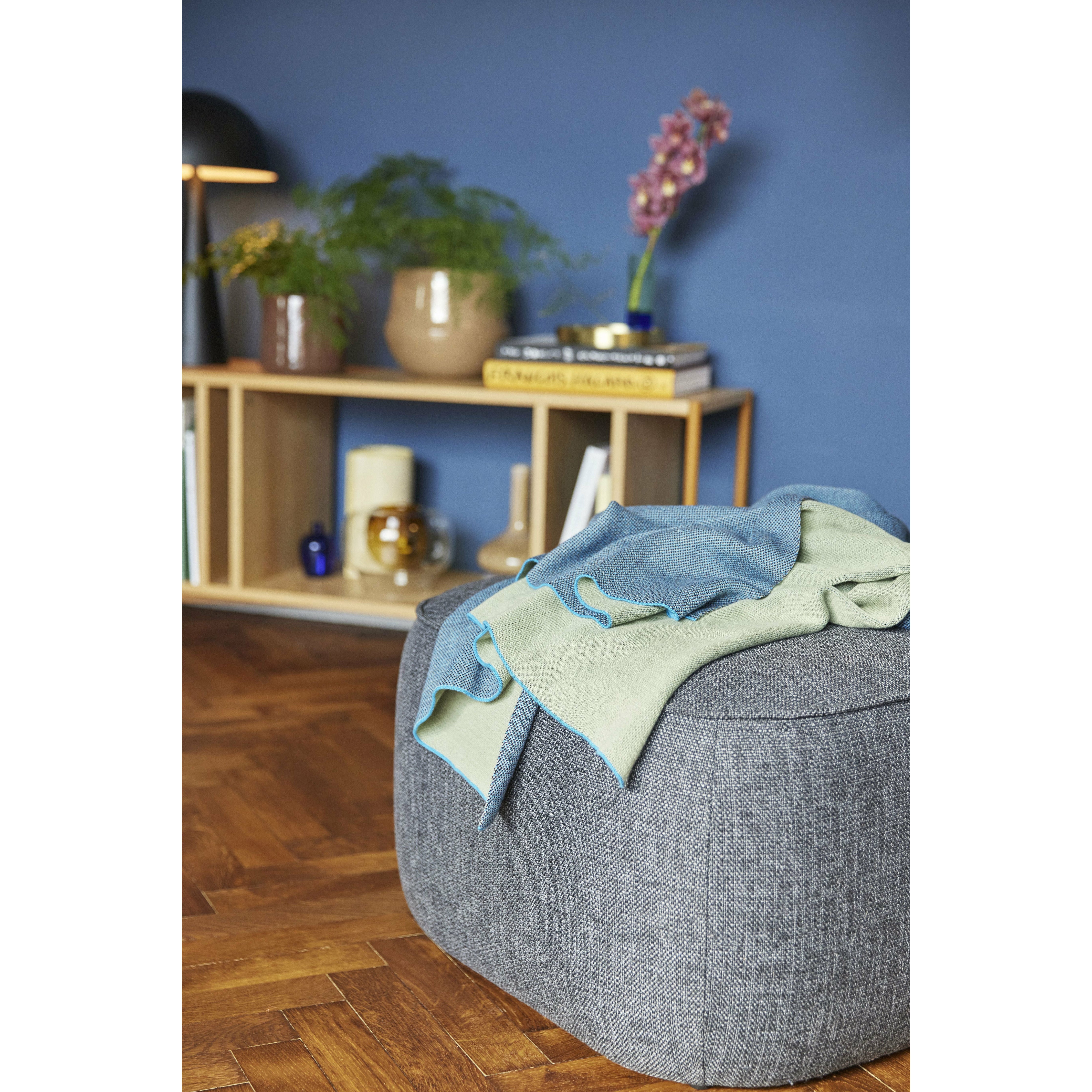 Hübsch Cube Pouf Polyester Oeko Tex, Grey