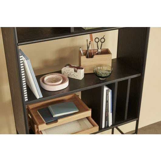 Hübsch Divide Shelf Unit, Black