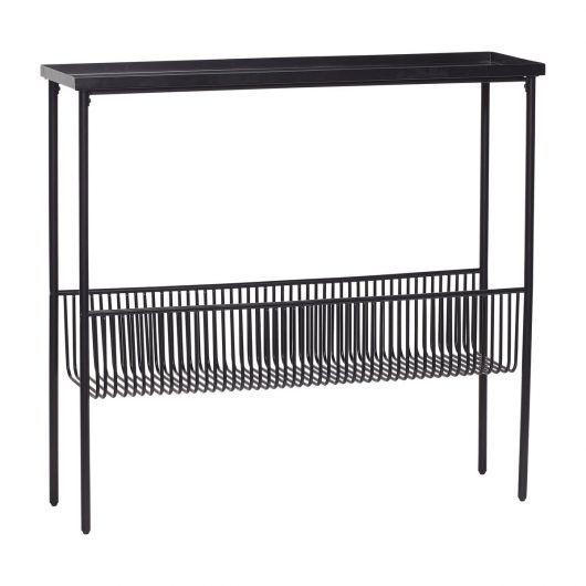 Hübsch Eyrie Console Table Metal, Black