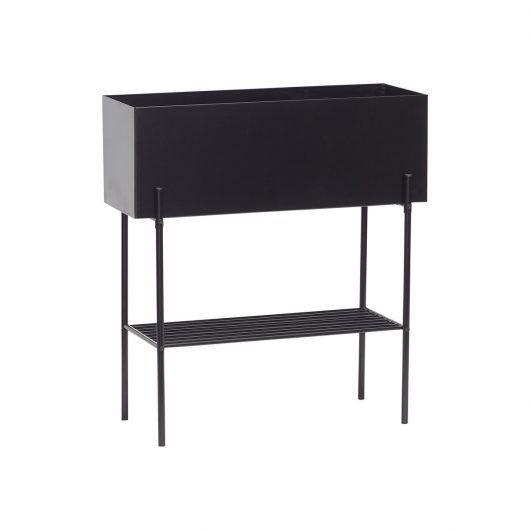 Hübsch Norm Planter Box Metal Black