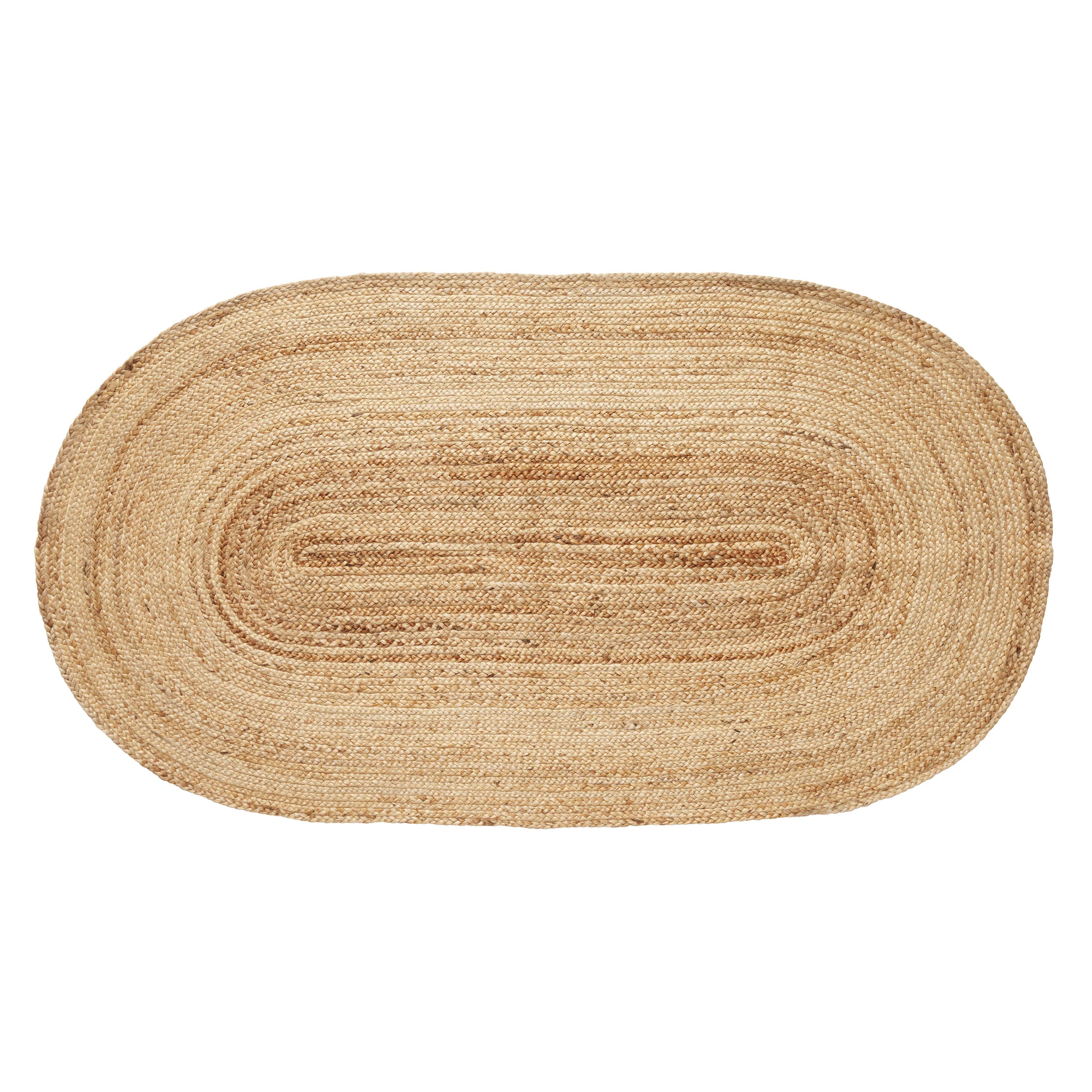 Hübsch Sage Rug Jute Natural Oval