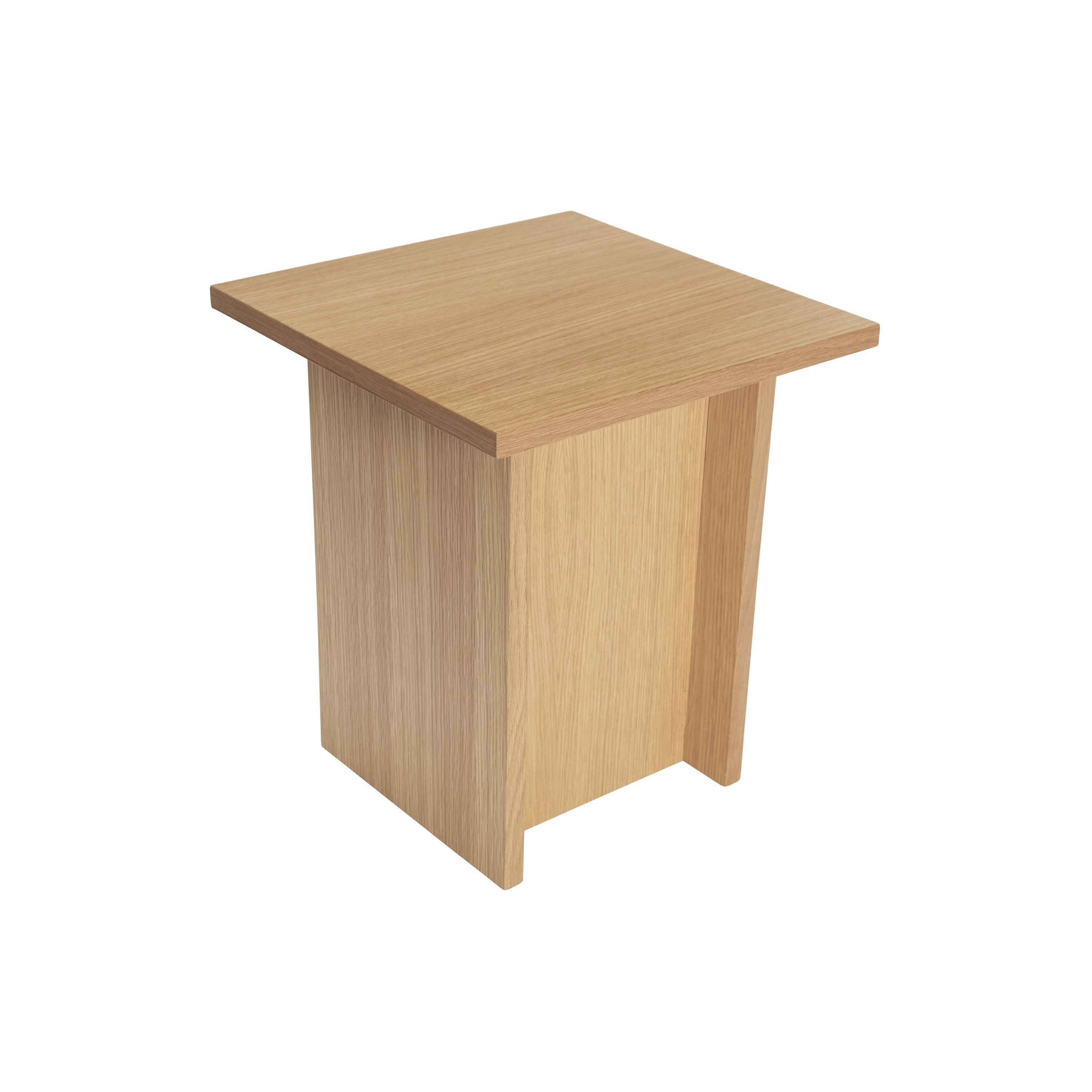 Hübsch Straight Side Table Natural