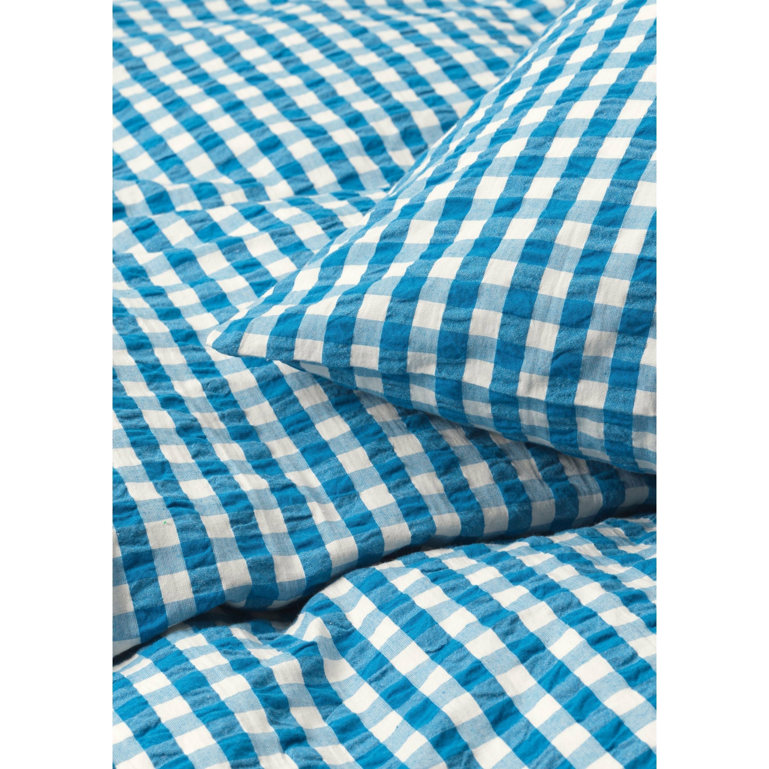 Juna Bæk & Bølge Bed Linen 140x200 Cm, Blue/Birch