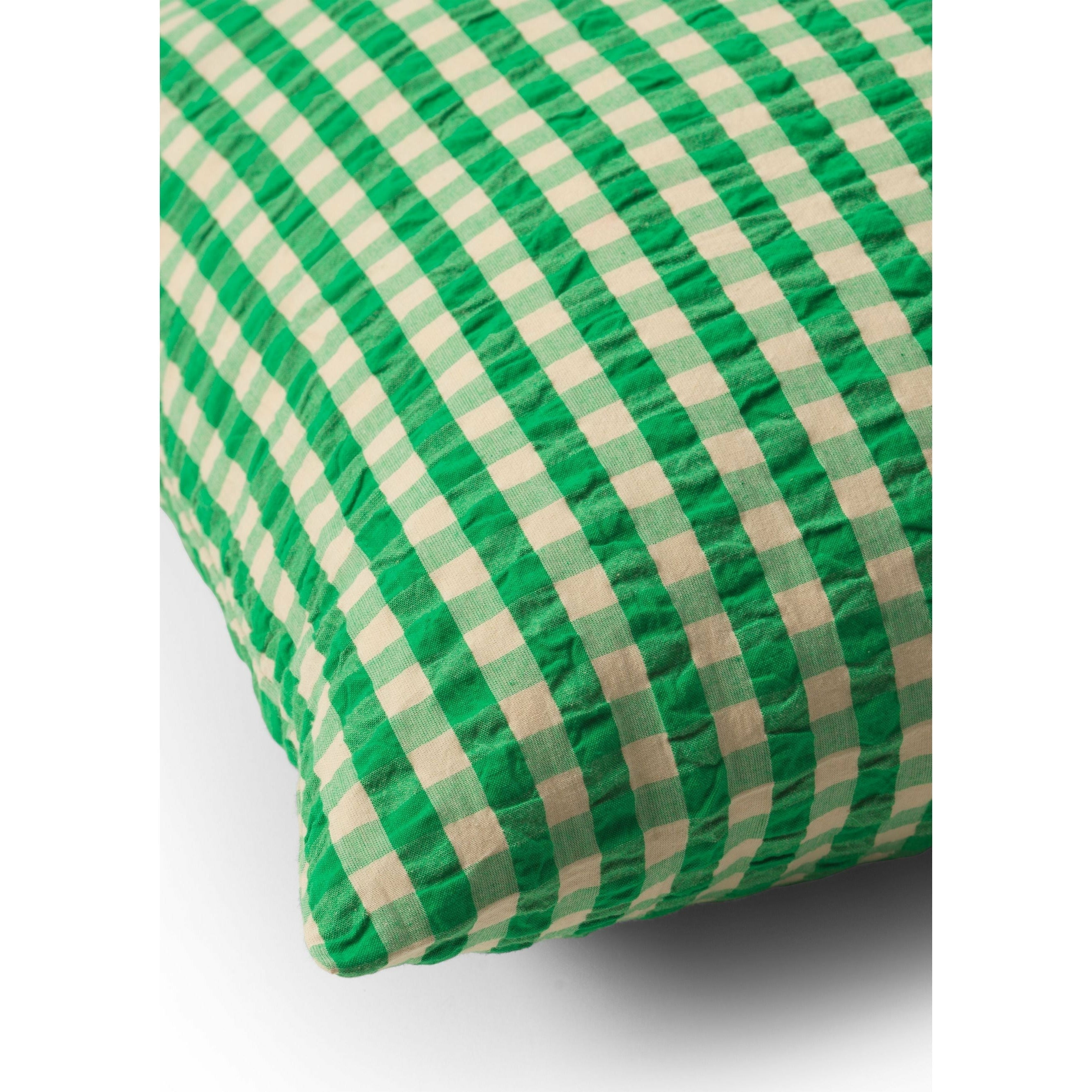 Juna Bæk & Bølge Pillowcases 63x60 Cm, Green/Sand