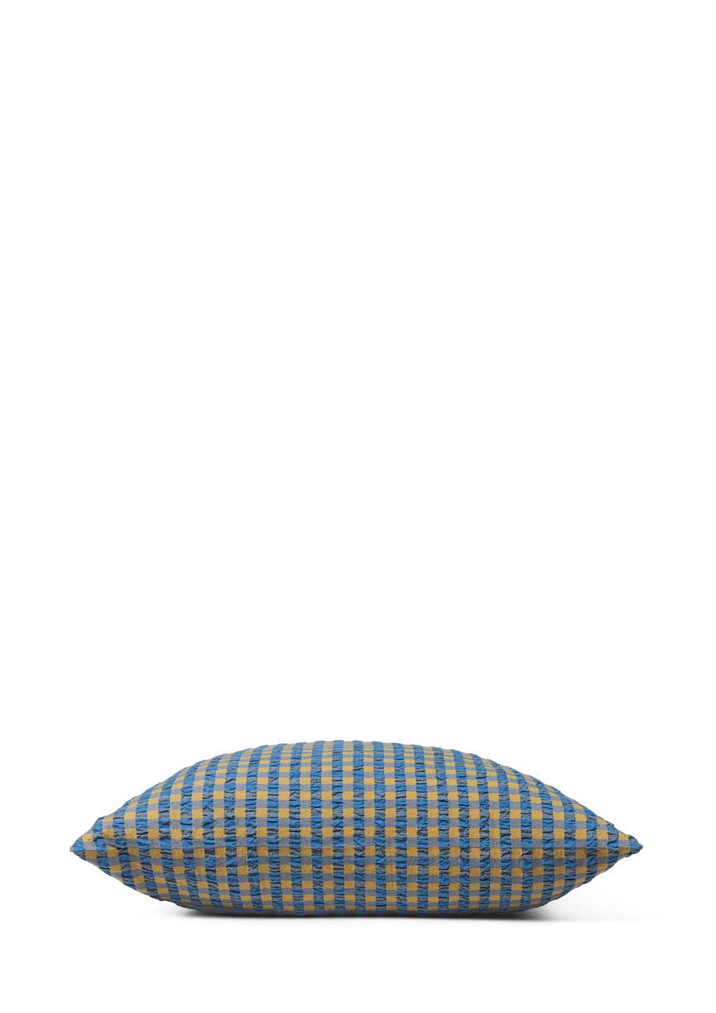 Juna Bæk&Bølge Cushion Cover 63 X60 Cm, Blue/Ochre