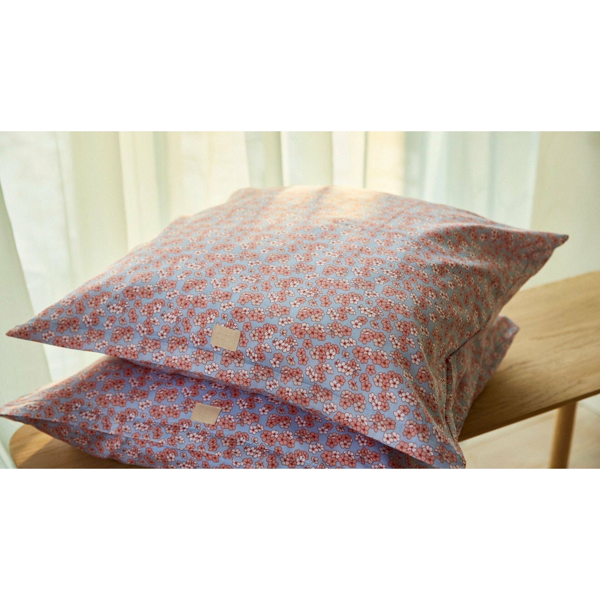 Juna Pleasantly Pillowcase 63x60 Cm, Light Blue