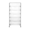 Kartell Mobil 6 Drawer With Feet, Ice