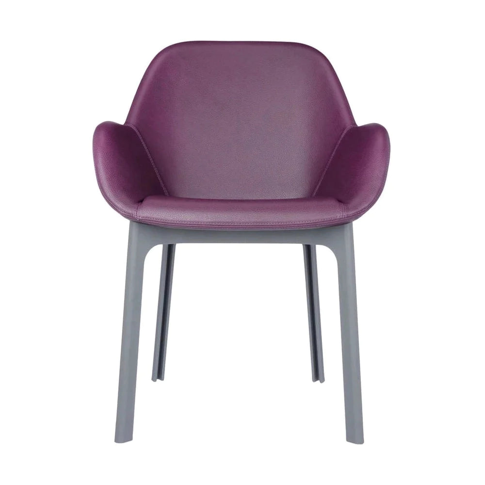 Kartell Clap Pvc Armchair, Grey/Plum