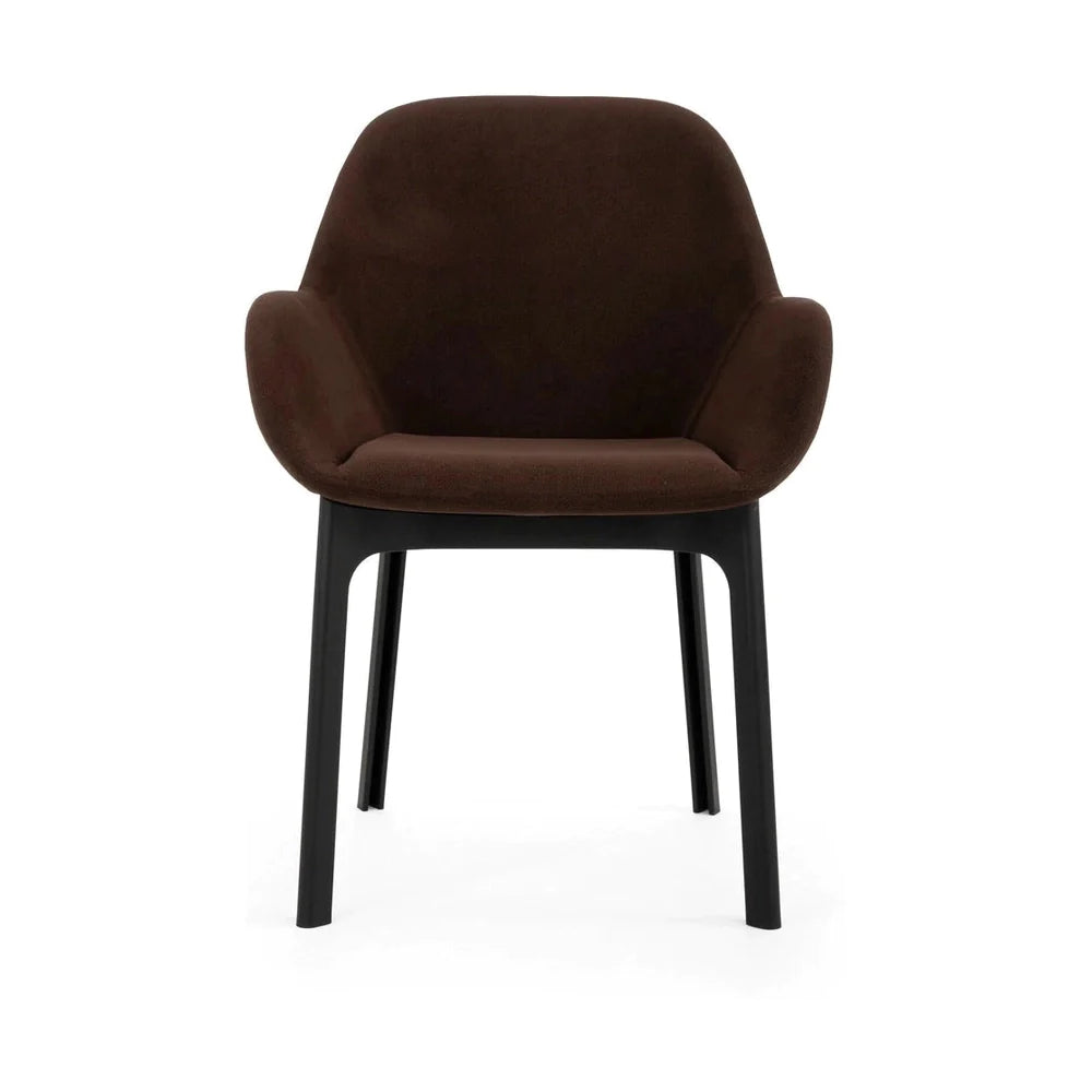 Kartell Clap Aquaclean Armchair, Black/Brick Red