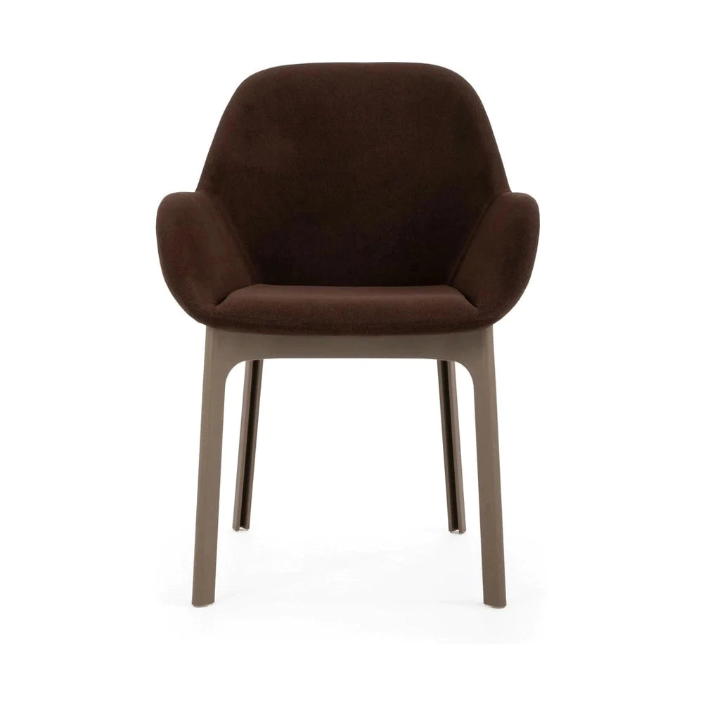 Kartell Clap Aquaclean Armchair, Taupe/Brick Red