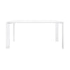 Kartell Four Soft Touch Desk 158x79 Cm, White/White