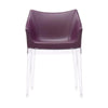 Kartell Madame Ecopelle Armchair, Crystal/Bordeaux