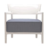 Kartell Cara Outdoor Armchair, Ivory/Blue