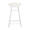 Kartell Smatrik Stool, White/Chrome