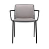 Kartell Audrey Soft Armchair, Black/Beige