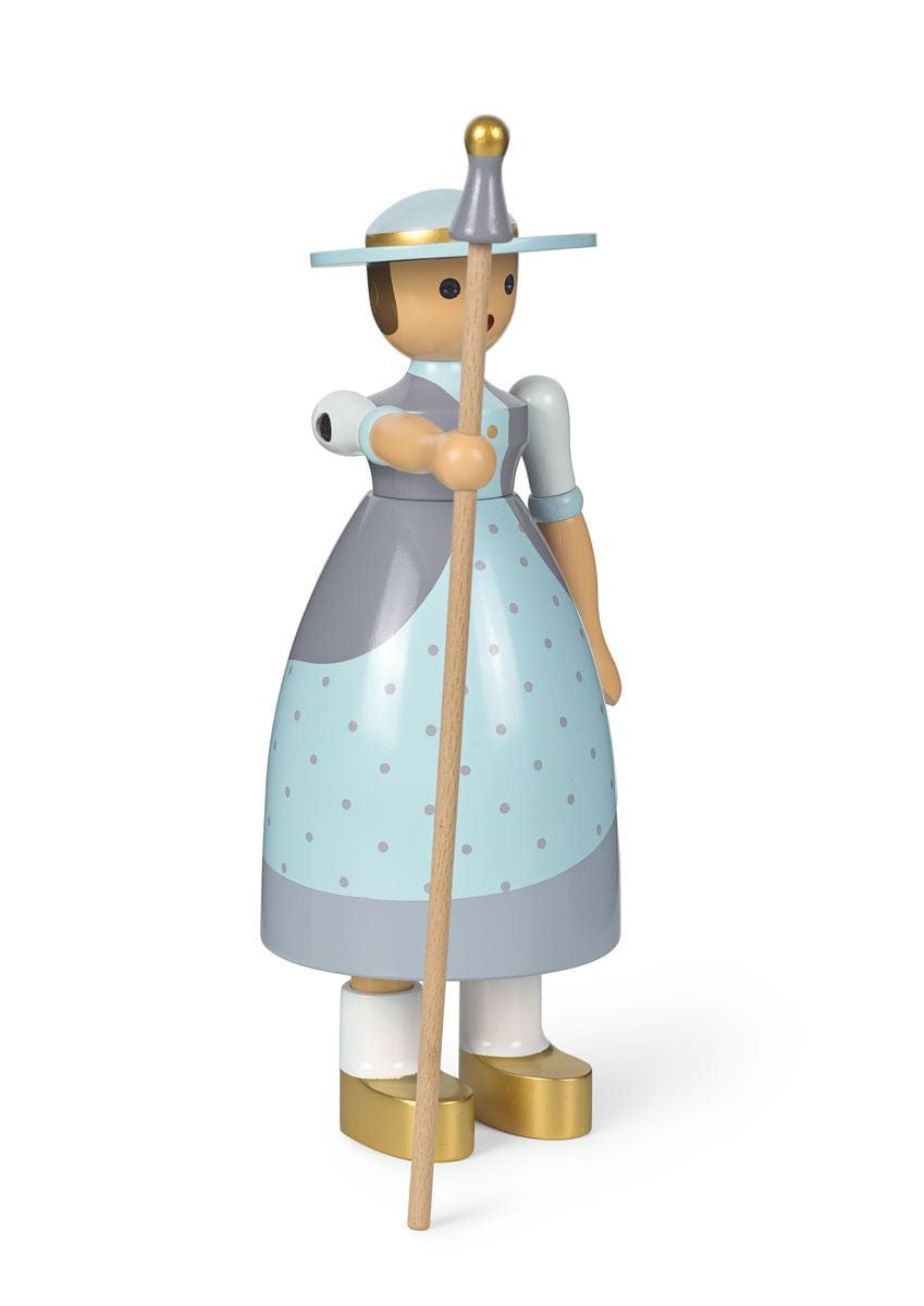 Kay Bojesen Shepherdess H 20 Cm Light Blue