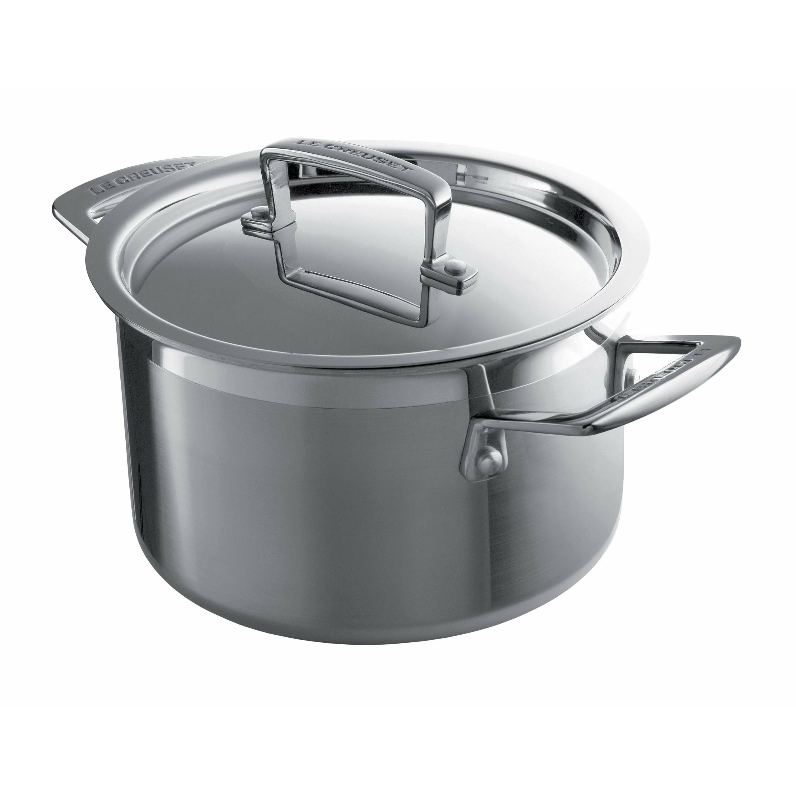 Le Creuset 3 Ply Stainless Steel Deep Casserole 2.3 L, 18 Cm